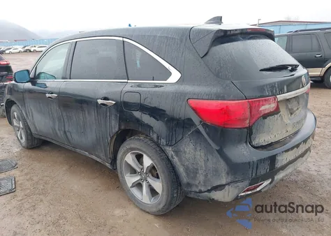 2014 Acura Mdx from USA, damaged, VIN 5FRYD4H25EB015346